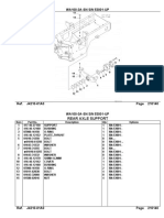 WA100-3A-SN Rear Axle Support Parts List