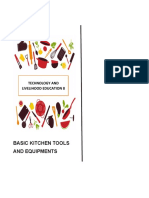 Basic Kitchen Tools and Equipments: Technology and Livelihood Education 8