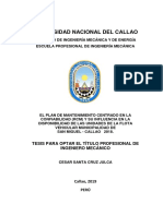 Tesis Ing Mec Sta Cruz - El Plan de Mantto RCM, UNAC, Callao, Perú