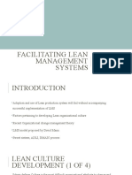 Facilitating Lean Management Systems