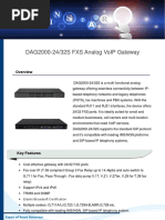 Dag2000-24/32S Fxs Analog Voip Gateway: Expert of Smart Gateways