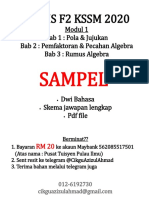 (SAMPEL) F2 KSSM 2020 Modul 1 PDF