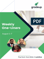 Weekly Oneliners 1st To 7th August Eng 76 PDF