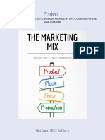 Marketing Mix Project1