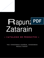 Catálogo Rapunzel Zatarain CDMX Monika