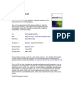 Effect of NB Additive On Wear Resistance and Tensile Properties of The