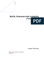 Mysql Enterprise High Availability: A Reference Guide