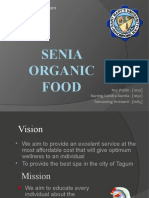 Senia Organic Food: BSEM Program