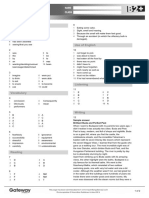 B2+ End of Year Test Answer Key Higher