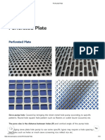 Perforated Plate PDF