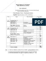 B.Sc. Zoology Syllabus