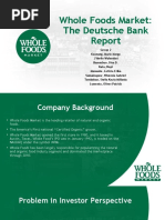 Case Studies For Next Session March 31st 2015 Pdf Whole Foods Market Mergers And Acquisitions