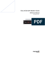 Tīma 2P/2R GPS Master Clocks: Reference Manual
