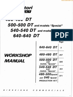 Fiat 480 500 540 640 DT Verkstadshandbok Sec Wat PDF