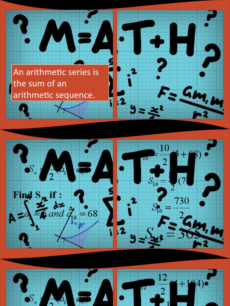 Arithmetic Series Calculation Guide | PDF
