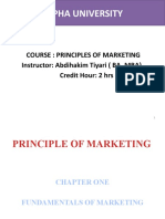 CH 1 PRINCIPLE OF MARKETING