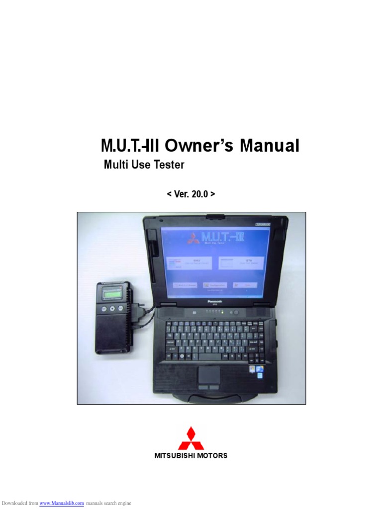MUT III Owners Manual Multi Use Tester | PDF | Electrical Connector | Usb