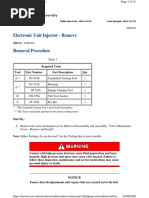 Electronic Unit Injector - Remove: C6.6 Industrial Engine