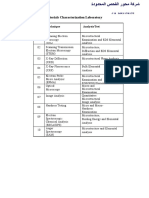 Lab Services Materials Characterization