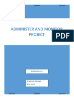 Adminester and Monitor Project