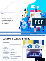 Market Trend Analysis of Luxury Brands / Premium Milk: by Somya Srivastava