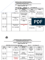 Horarios I Semestre Regular 2019