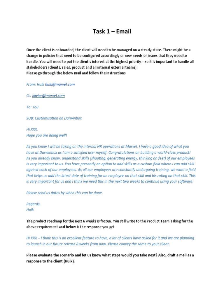 Darwinbox Customization Request Response | PDF