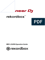 Rekordbox: MIDI LEARN Operation Guide