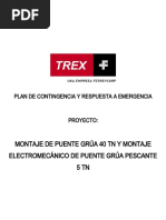 Plan de Contingencia y Respuesta A Emergencia Trex