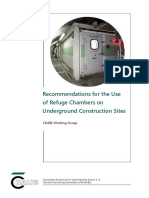 Recommendations For The Use of Refuge Chambers On Underground Construction Sites 201803 PDF