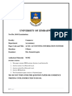 University of Zimbabwe: Instructions