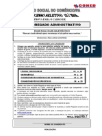 olhonavaga • PROVA • Coned • SESC - PA • Encarregado Administrativo.pdf