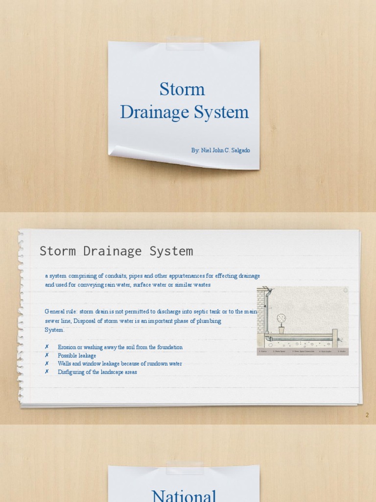 Storm Drainage System Design Guide | PDF | Plumbing | Storm Drain