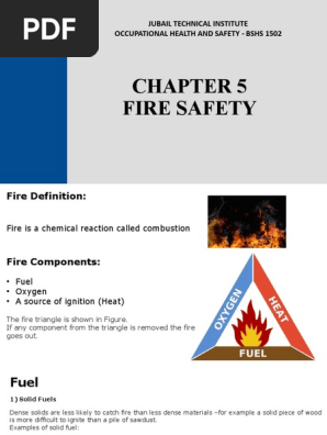Chapter 5 Pdf Fuels Fires