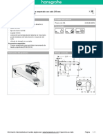 Ficha Tecnica Griferia 31086000 Hansgrohe