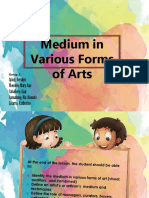 Medium of Arts PDF