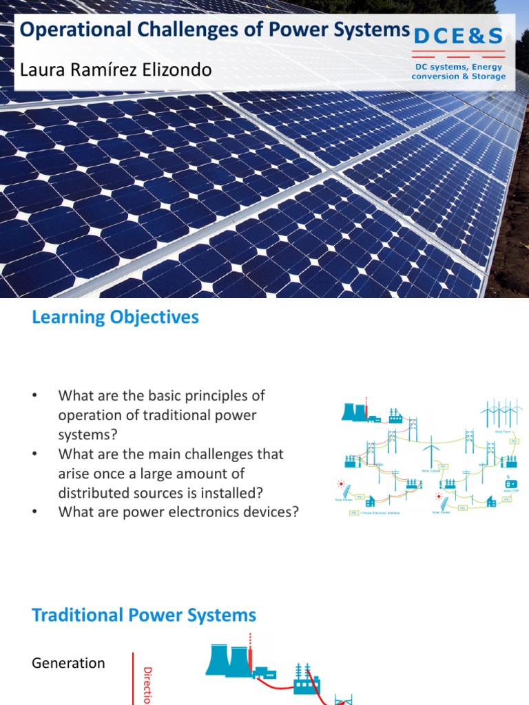 Challenges in Power Systems Operations | PDF