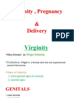 Virginity, Pregnancy & Delivery