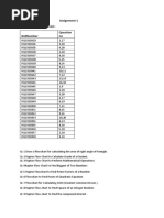 Assignment-1 Questions Allocation List:-No