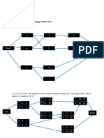 Seatwork in Project Scheduling: PERT/CPM Analysis and Critical Path Determination