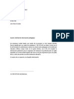 Carta Solicitud Observacion Pedagogica