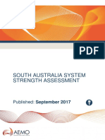 South Australia System Strength Assessment: Published: September 2017