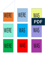 Was - Were Dany PDF