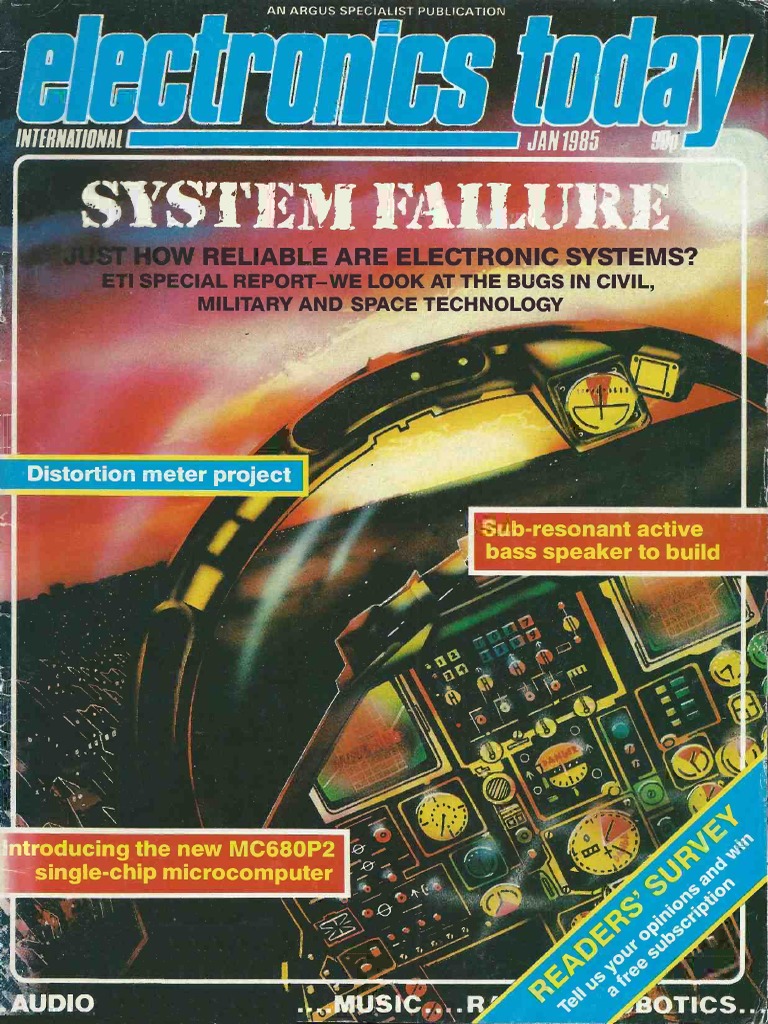 Electronics Today Magazine - January 1985 (ETI) | PDF | Sampling ...