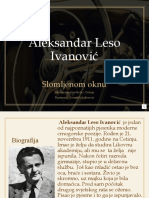 Aleksandar Leso Ivanović Dopunjena Prezentacija