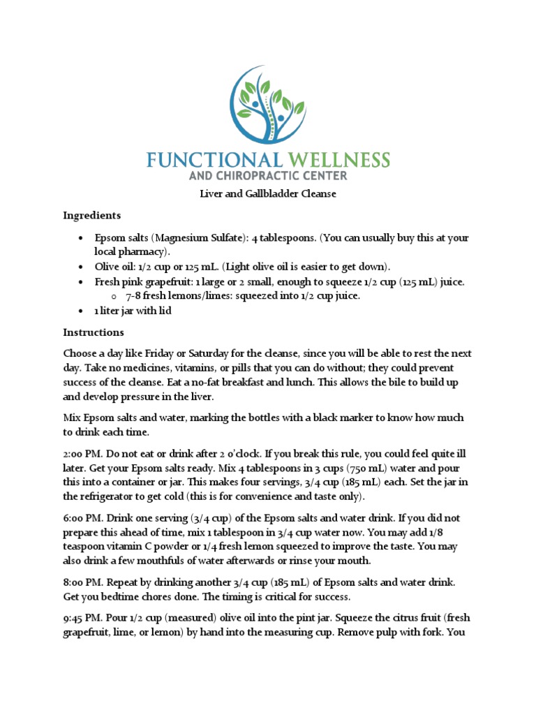 Liver And Gallbladder Cleanse Download Free Pdf Juice Diet
