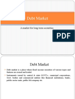 Debt Market: A Market For Long Term Securities