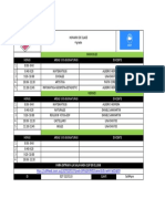 Horario de Clase 4