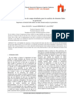Importancia de Estudios de Campo Detallados para Los Análisis de Elemento Finito en Geotecnia PDF