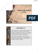Critical Path Method (CPM) : Introduction